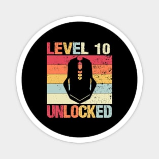 Level 10 Unlocked - 10th Birthday Gift Magnet